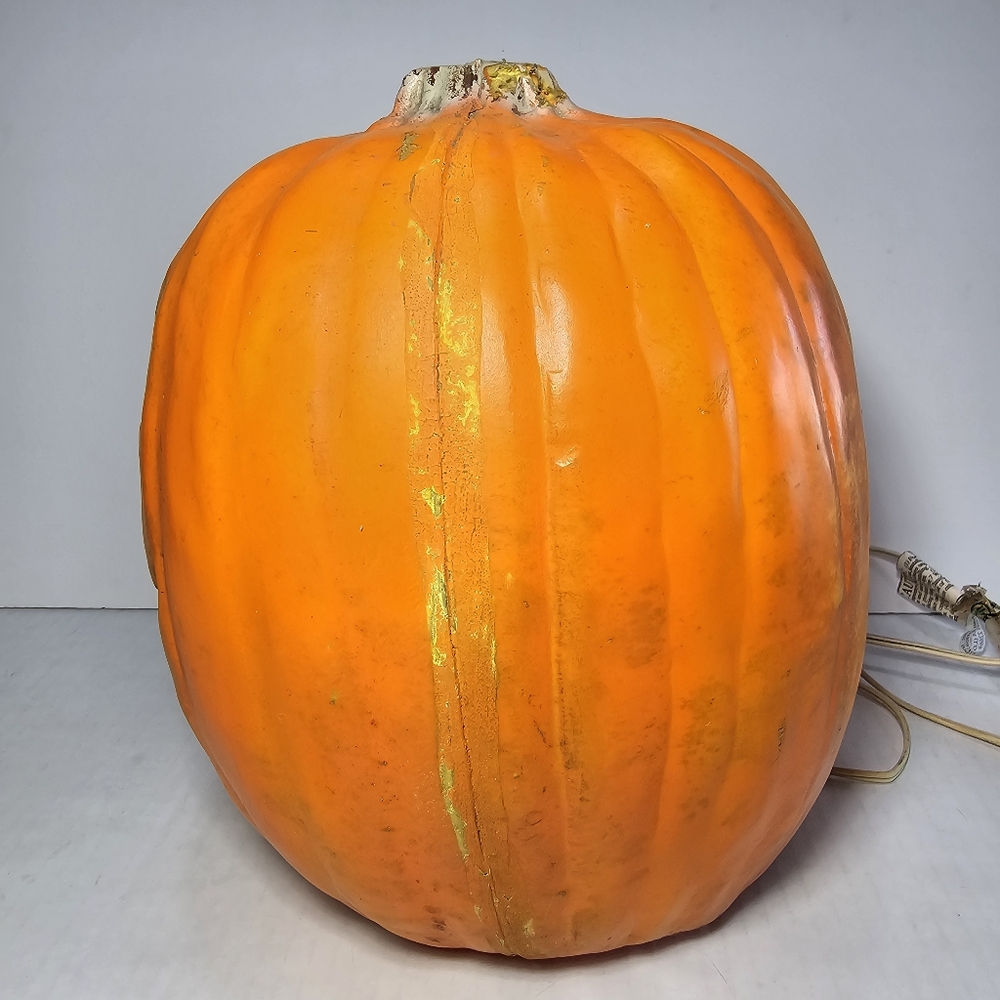 Gemmy Hard Foam Halloween Jack O Lantern Pumpkin Lantern Light Up, - Picture 5 of 16